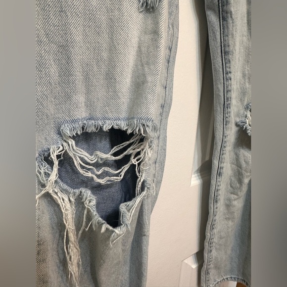 Pistola Cassie High Rise Straight Distressed Jeans - Picture 5 of 8